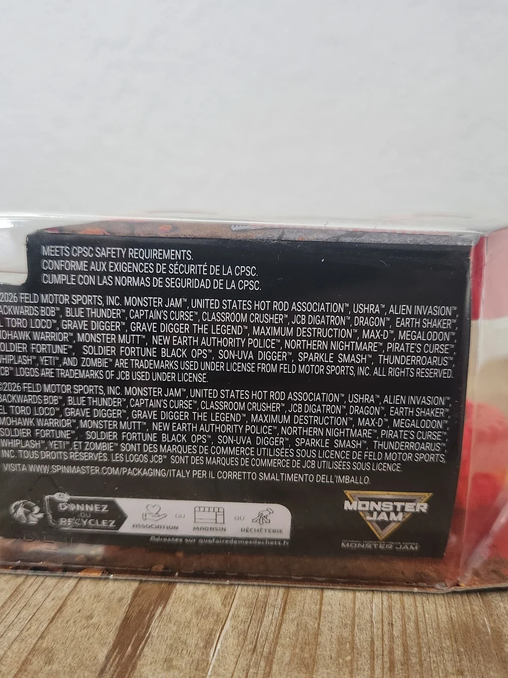 New Rare Spin Master 2026 Monster JAM Thunderroarus Cyberflare Series 46 Truck
